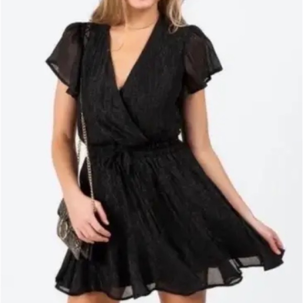 Black sparkle dress